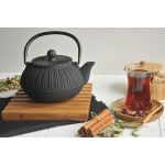 Mat Siyah Döküm Çaydanlık