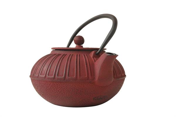 Bona 1,5 lt Kor Kırmızı Döküm Çaydanlık