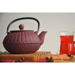 Bona 1,5 lt Kor Kırmızı Döküm Çaydanlık