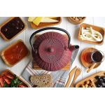 Bona 1,5 lt Kor Kırmızı Döküm Çaydanlık