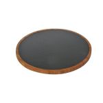 Bambu Altlıklı Yuvarlak Servis Tabağı