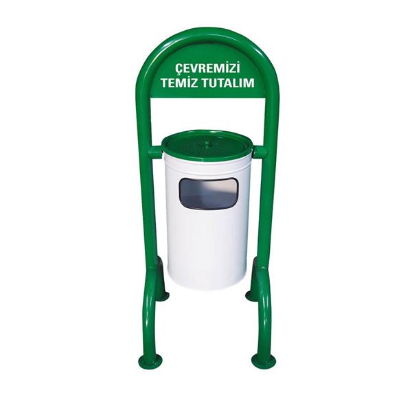 4 Ayaklı Bahçe Çöp Kovası