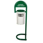 Baston Tipi Seyyar Bahçe Çöp Kovası