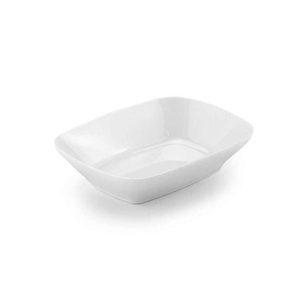 Porelin Köşeli Kayık Tabak 20x14 cm