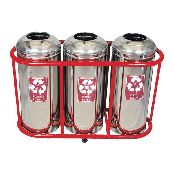 Atık Kutusu Standı Kafes Tipi