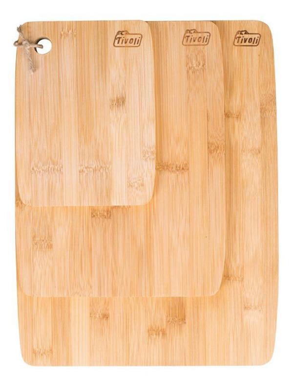 3'lü Bambu Kesme Tahtası