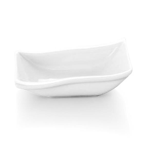 Porselen Meze Tek Lokma Tapas Sos Tabağı 10x7 cm