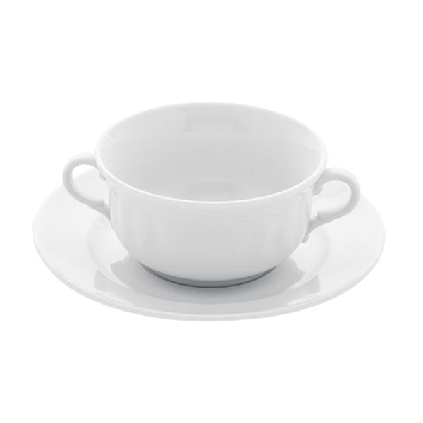 Porselen Venedik Konsome Kase ve Tabağı