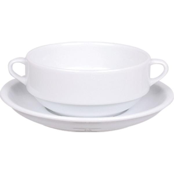 Porselen Venüs Konsome Kase Tabağı 17 cm