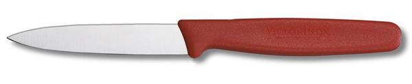 Kırmızı Saplı Sivri Uçlu Soyma Bıçağı 8 cm
