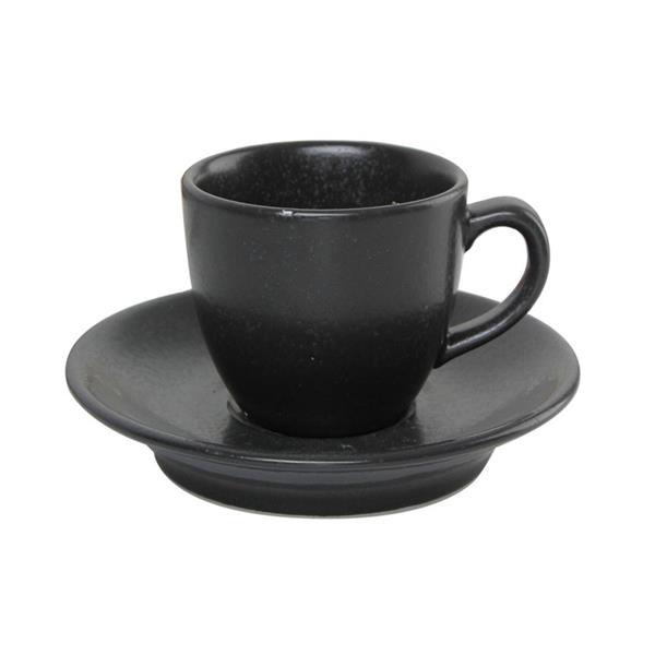 Porselen Seasons Siyah Tabaklı Kahve Fin