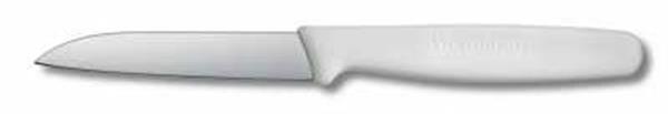 Beyaz Saplı Düz Soyma Bıçağı 8 cm