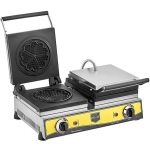 Çiftli Çiçek Model Waffle Makinesi Elektrikli 21 cm Çap W15