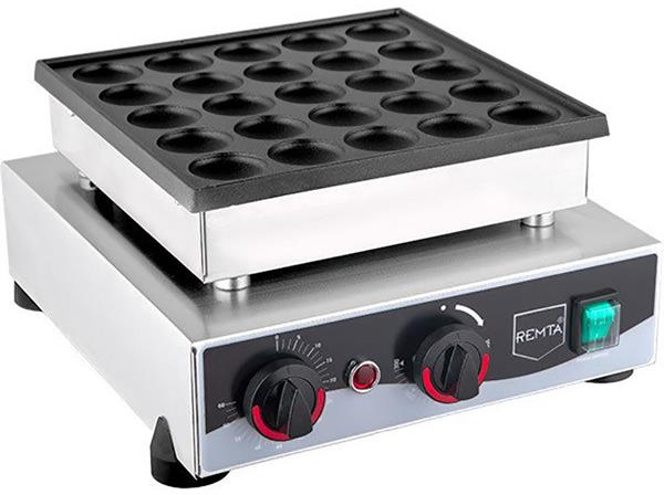 Yuvarlak Bubble Pankek Makinesi Elektrikli W26