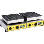 Yuvarlak Çiftli Bubble Pankek Makinesi Elektrikli W27