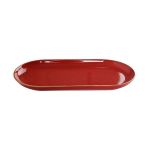 Porselen Seasons Kırmızı Kayık Tabak 30C