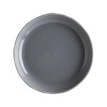 Bonna Gris Cras Çukur Tabak 25 cm