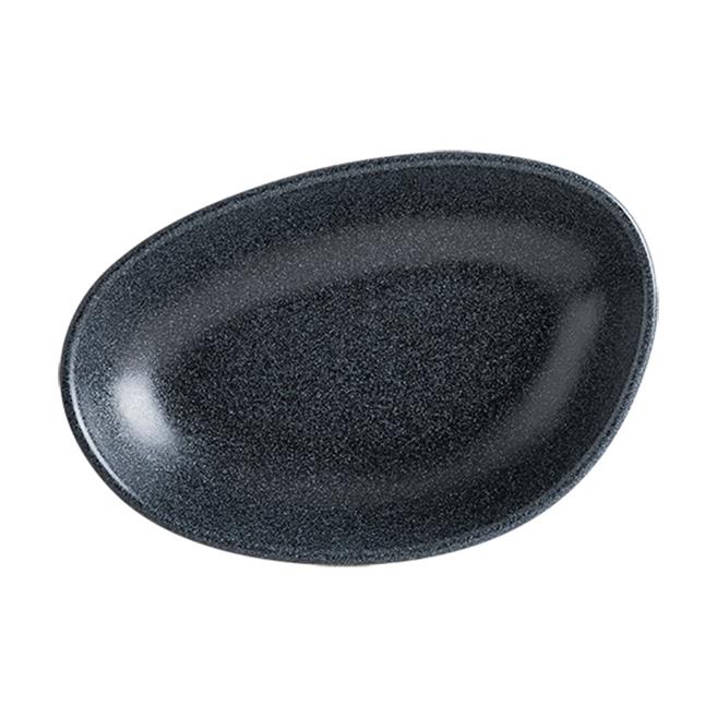Bonna Graphite Vago Oval Kayık Tabak 15 cm