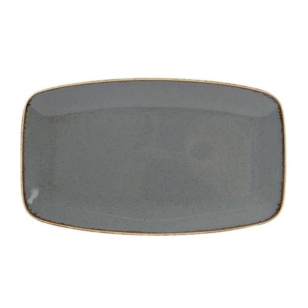 Porselen Seasons Koyu Gri Kayık Tabak 31