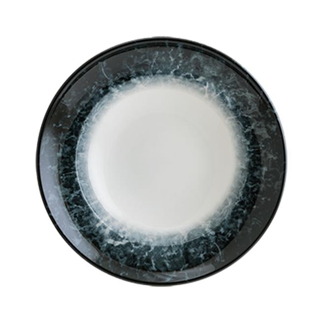 Bonna Sepia Mid Beyaz Gourmet Çukur Tabak 27 cm