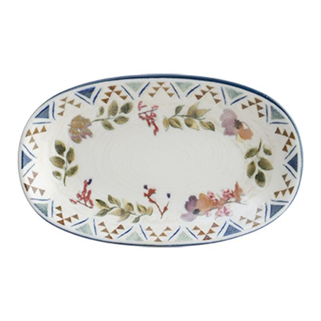 Bonna Spring Gourmet Oval Kayık Tabak 19 cm