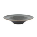 Porselen Seasons Koyu Gri Çukur Tabak 26