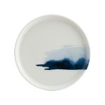 Bonna Mavi Dalga Hygge Düz Tabak 28 cm