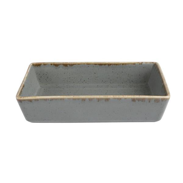 Porselen Seasons Koyu Gri Kahvaltı Tabağ