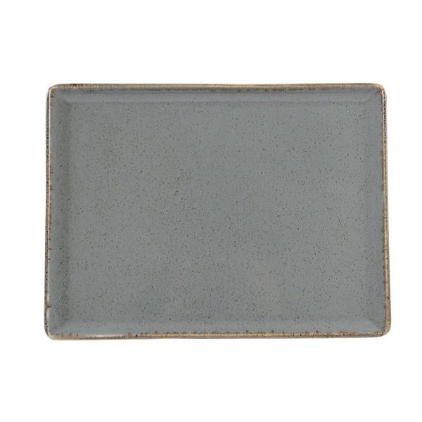 Porselen Seasons Koyu Gri Kahvaltı Tabağ