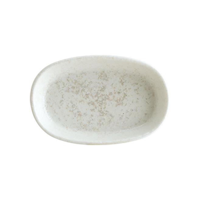 Bonna Lunar Beyaz Hygge Oval Servis 10 cm