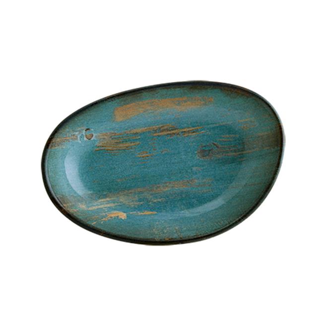 Bonna Madera Mint Vago Oval Kayık Tabak 15 cm