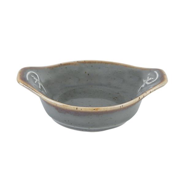 Porselen Seasons Koyu Gri Mini Tabak 8Cm