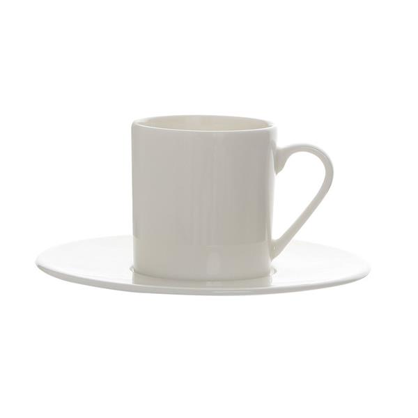 Porselen Alumilite Tabaklı Kahve Fincanı