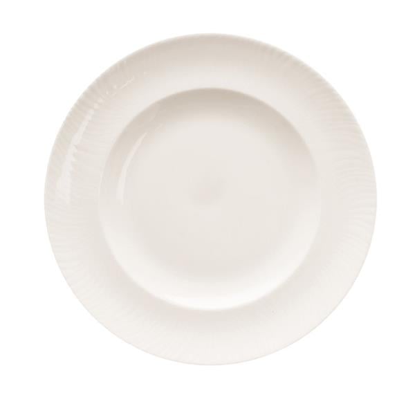 Porselen Curve Alumilite Düz Tabak 17Cm 