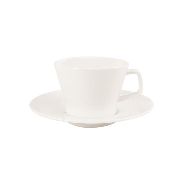 Porselen Silhouette Tabaklı Kahve Fincan