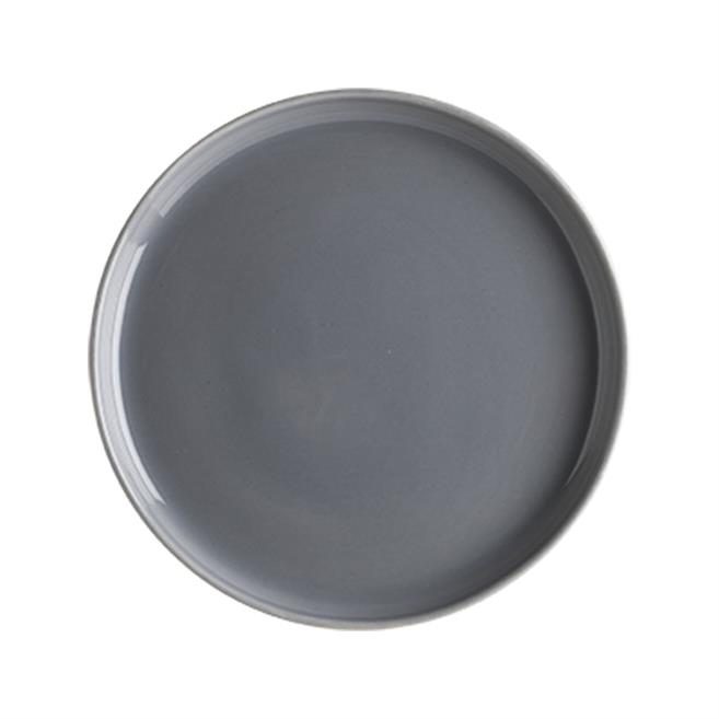 Bonna Gris Ground Düz Tabak 21 cm