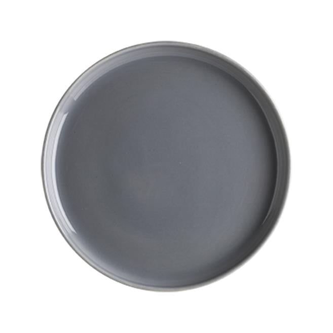 Bonna Gris Ground Düz Tabak 25 cm