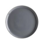 Bonna Gris Ground Düz Tabak 25 cm