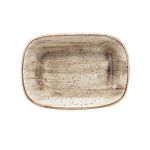 Bonna Aura Terrain Gourmet Dikdörtgen Kayık Tabak 12 cm