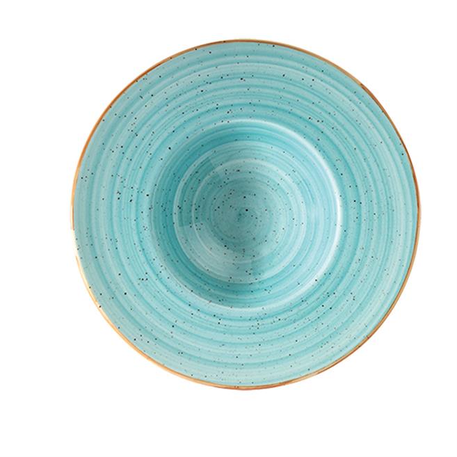 Bonna Aura Aqua Banquet Çukur Tabak 28 cm