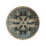 Bonna Mezopotamya Mozaik Siyah Bloom Çukur Tabak 23 cm