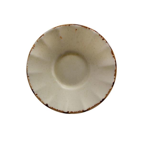 Porselen Seasons Sarı Ergonomik Çay Taba