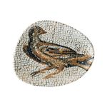 Bonna Mezopotamya Kuş Vago Düz Tabak 19 cm