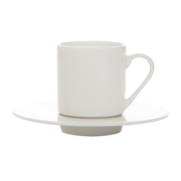 Porselen Alumilite Tabaklı Kahve Fincanı