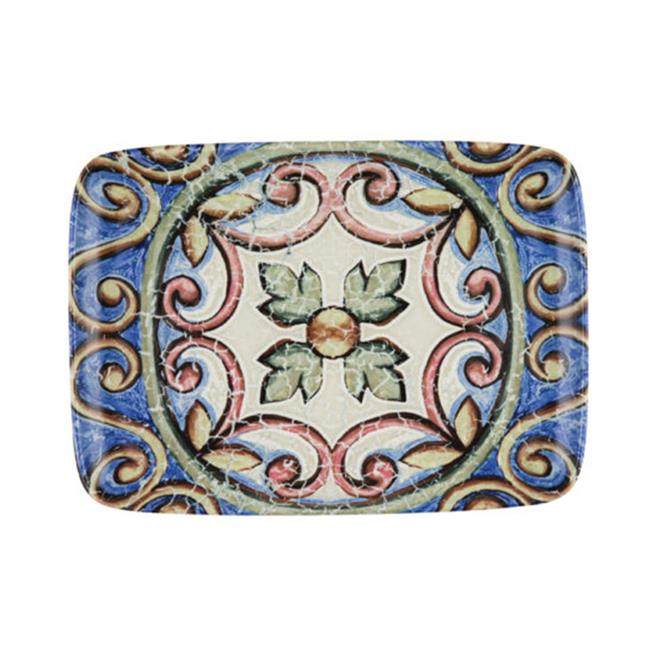 Porser Amalfi Quadro Dikdörtgen Tabak 31 cm