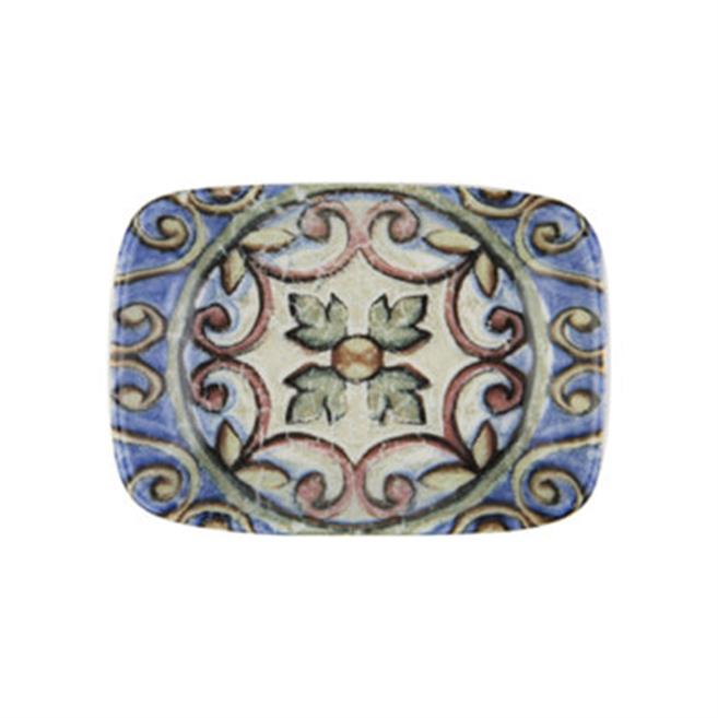 Porser Amalfi Quadro Dikdörtgen Kayık Tabak 13 cm