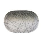 Porser Caos Oval Kayık Tabak 28 cm