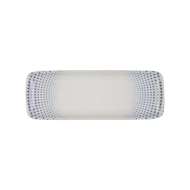 Porser Harmony Blue Quadro Dikdörtgen Tabak 30 cm