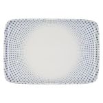 Porser Harmony Blue Quadro Dikdörtgen Tabak 37 cm