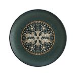 Bonna Mezopotamya Mozaik Antrasit Gourmet Düz Tabak 17 cm